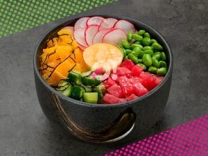 Поке с тунцом и киноа